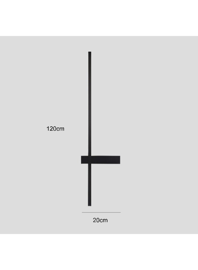 هامر ابليك حائط جداري مودرن اسود 3اضاءات طول 120 سم - Image 3
