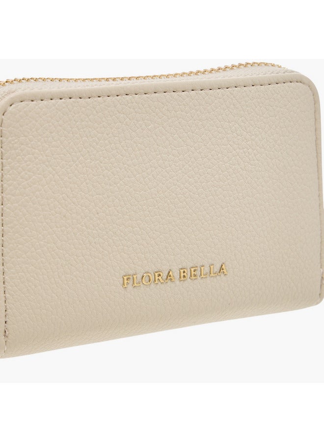 Flora Bella By Shoexpress Women's Textured Wallet with Zip Closure  - Image 3