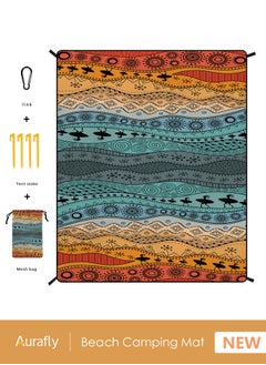 Aurafly Outdoor Beach Blanket Waterproof Sandproof(180*220cm)- Large Beach Mat Sandproof Fits for 4-6 Adults,  Outdoor Camping Mat for Travel, Camping, Hiking  - Image 1