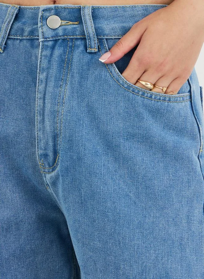 Take Two Take Two Mid Rise Wide Leg Jeans