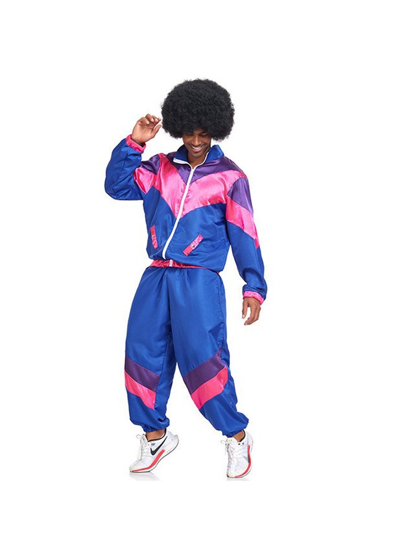 Generic - Vintage 70s Disco Couples Hippie Party Cosplay Costume 5573-Men's - Image 1