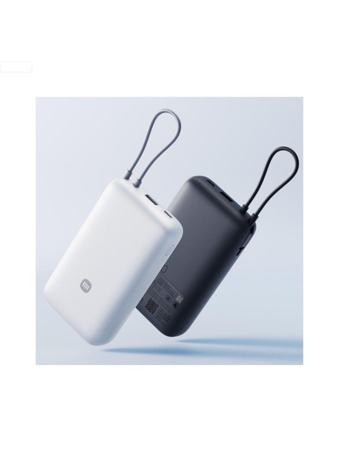Xiaomi 20000 mAh Xiaomi 20000 mAh Power Bank with Integrated Cable Black Black - Image 3