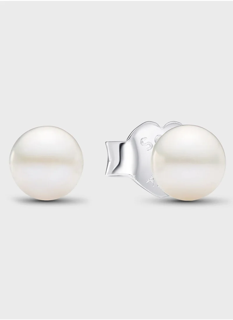 PANDORA Treated Freshwater Cultured Pearl 4.5Mm Stud Earrings