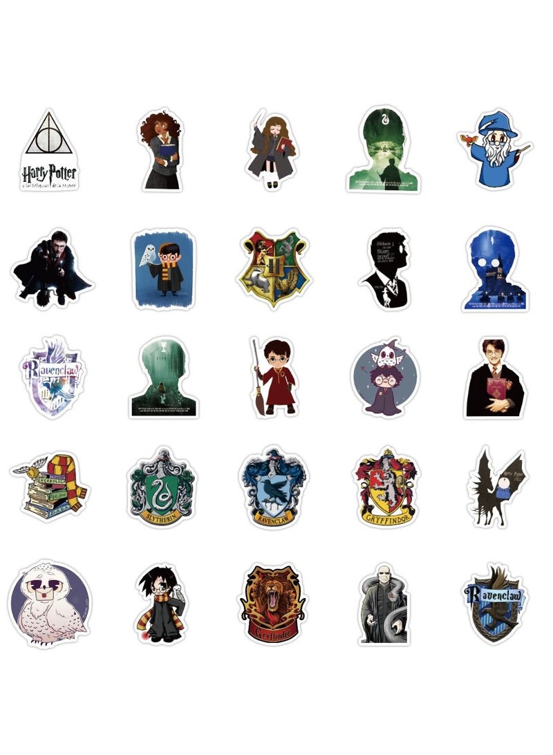 100 Pieces Harry Potter Characters Waterproof Stickers - Image 3