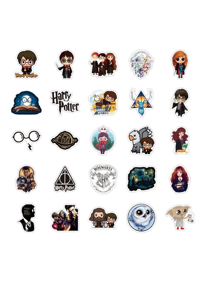 100 Pieces Harry Potter Characters Waterproof Stickers - Image 5