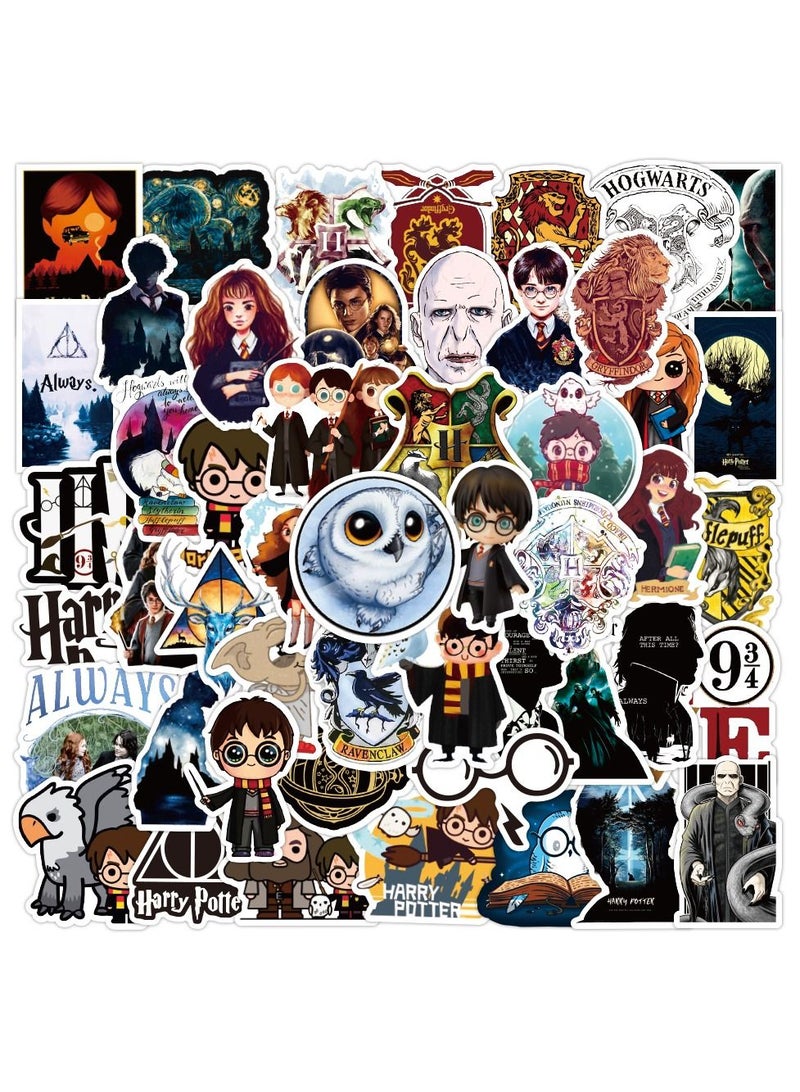 100 Pieces Harry Potter Characters Waterproof Stickers - Image 1
