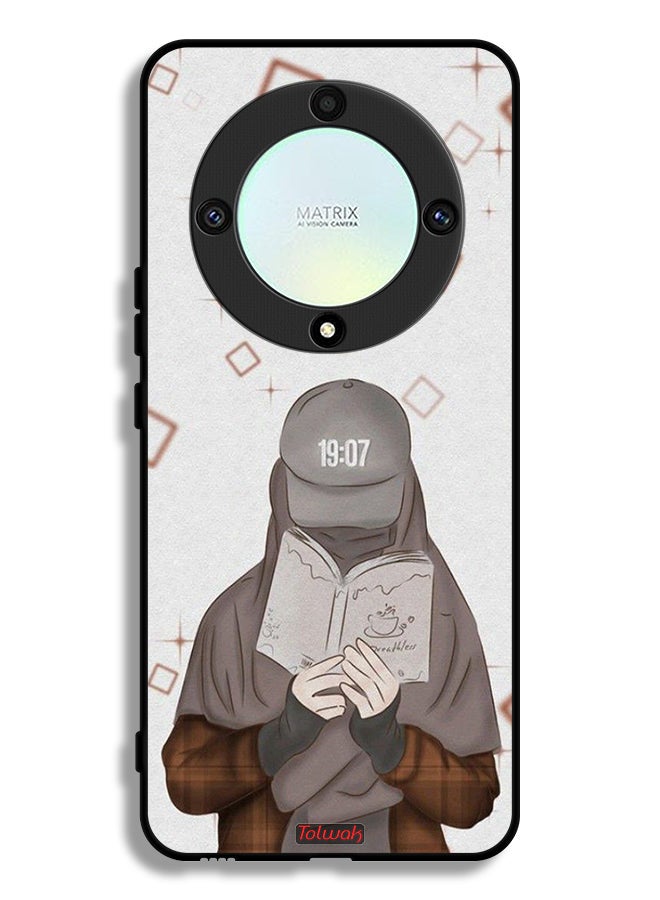 Tolwak Honor X9a Protective Case Cover Girl Reading Art - Image 1