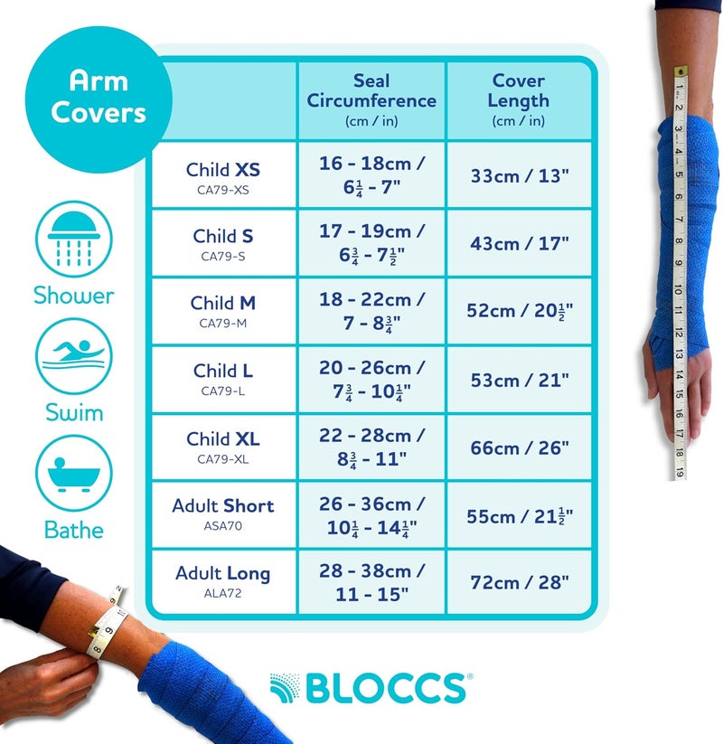 Waterproof Cover for Plaster Cast Arm - Medium Size for Kids, Ideal for Swimming, Showering, and Bathing - Image 4
