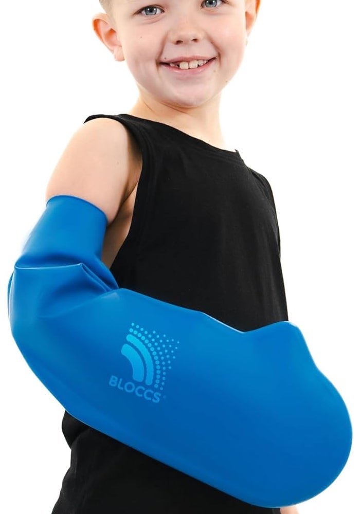 Waterproof Cover for Plaster Cast Arm - Medium Size for Kids, Ideal for Swimming, Showering, and Bathing - Image 1