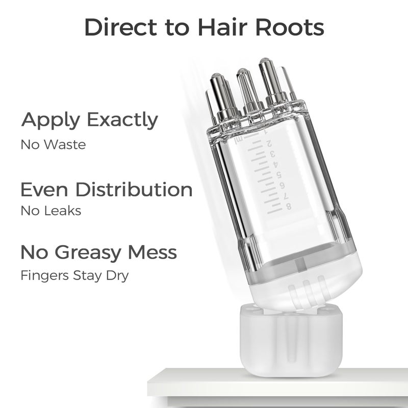 WL-YBOPRO Minoxidil Applicator, Quick Efficient Apply No Messy Hair Serum Applicator Small Minoxidil Applicator Tool, Hair Applicator Bottle Minoxidil Brush Scalp Applicator Comb Dedicated to Minoxidil - Image 3