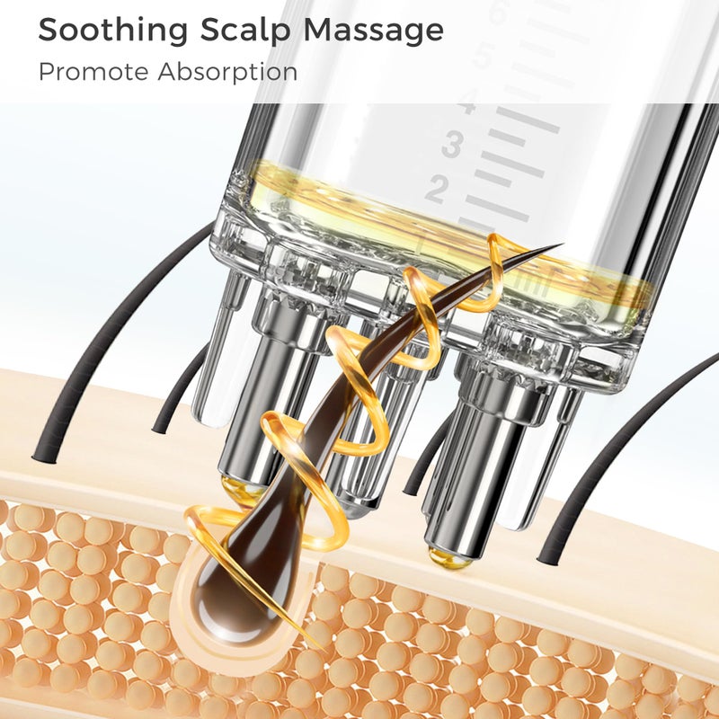 WL-YBOPRO Minoxidil Applicator, Quick Efficient Apply No Messy Hair Serum Applicator Small Minoxidil Applicator Tool, Hair Applicator Bottle Minoxidil Brush Scalp Applicator Comb Dedicated to Minoxidil - Image 4