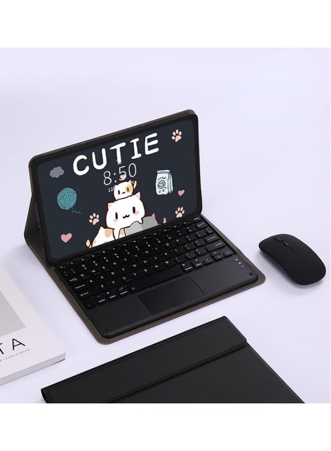 Keyboard Case Compatible with Xiaomi Redmi Pad SE 11 Inch 2023, Cover with Touched Keyboard u0026 Bluetooth Mice for Redmi Pad SE 11''