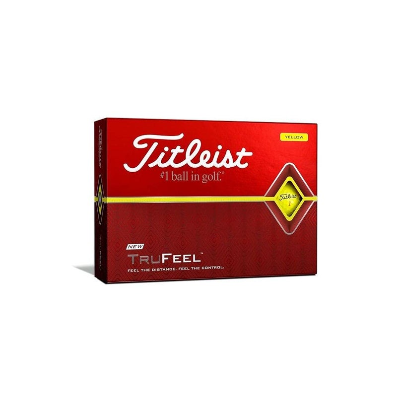 Titleist TruFeel Golf Balls, Yellow, (One Dozen) - Image 2