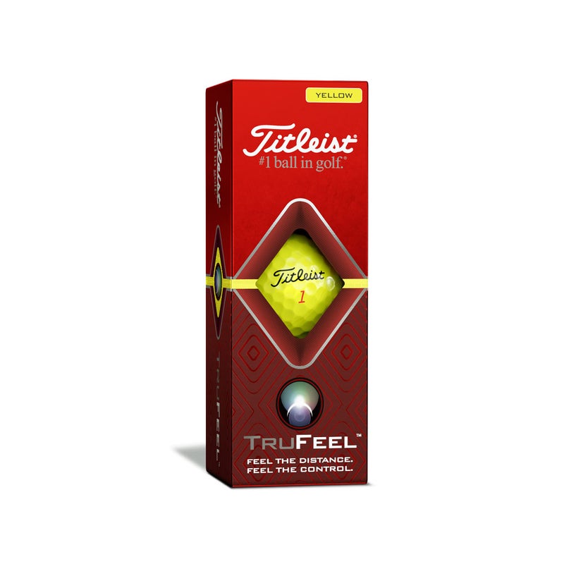 Titleist TruFeel Golf Balls, Yellow, (One Dozen) - Image 3