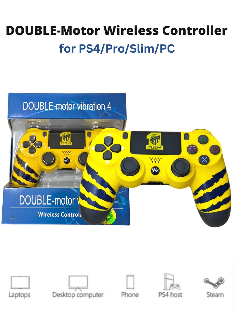 Wireless PS4 Game Controller - Bluetooth Gaming Controller with Dual Vibration, Touchpad, Motion Sensor, Built In Speaker, USB Rechargeable Gamepad - Image 1