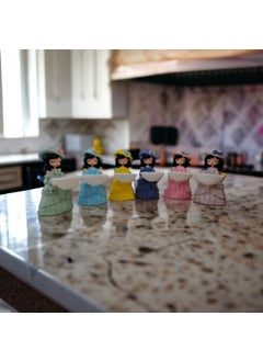 Taşdevri Life Tasdevri Life Turkish Delight Girl Coffee Side Presentation Turkish Delight Sugar Bowl 6 Piece Pastel  - Image 1