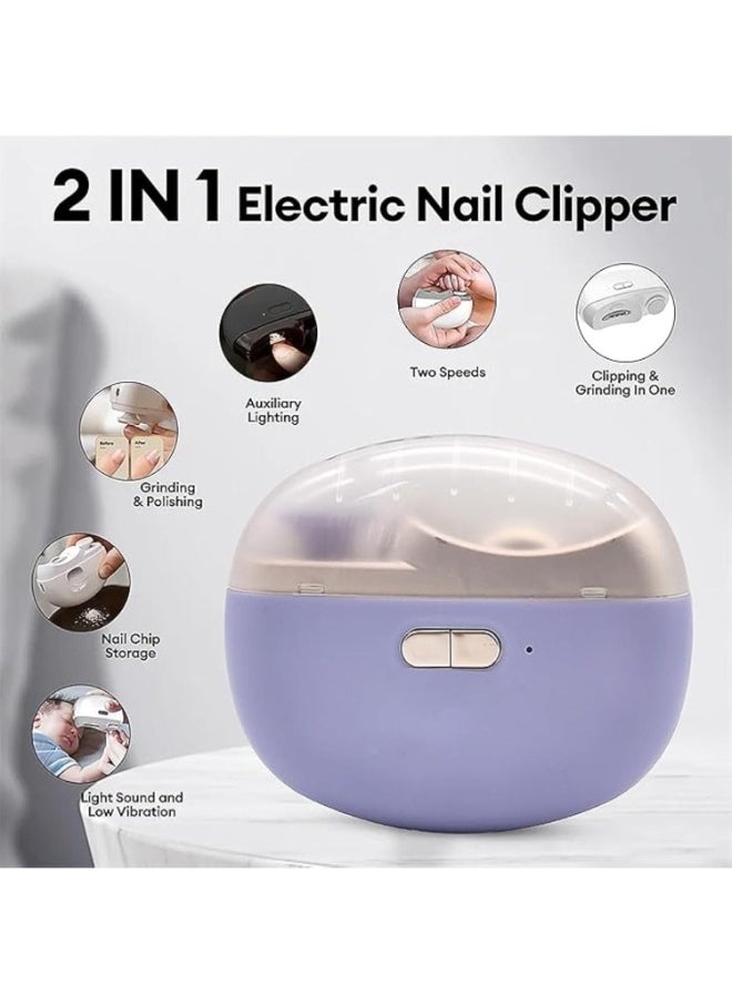 JAJEEK Electric Automatic Nail Clipper – Safe, Quiet, and Easy-to-Use Nail Trimming Tool for Adults, Seniors & Kids, Rechargeable with One-Button Operation - Image 3