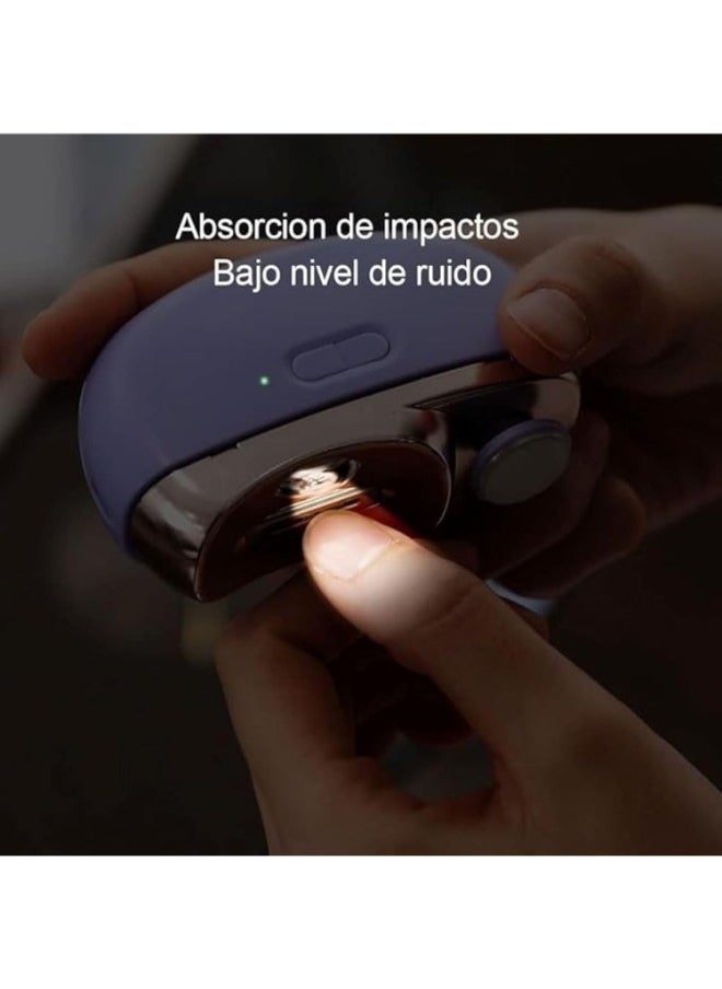 JAJEEK Electric Automatic Nail Clipper – Safe, Quiet, and Easy-to-Use Nail Trimming Tool for Adults, Seniors & Kids, Rechargeable with One-Button Operation - Image 2