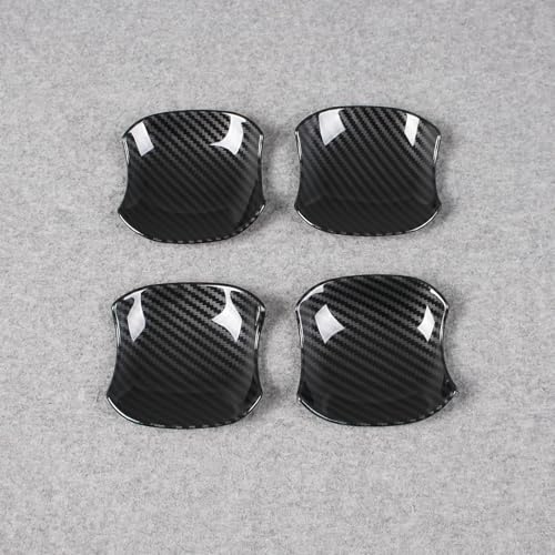Beautost for Toyota Camry 2026 2025 2024 2023 2022 2021 2020 2019 2018 Door Handle Bowl Cover Trims Carbon Fiber Black - Image 3