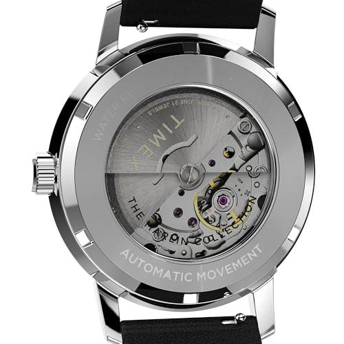 Timex Men's Marlin 40mm Watch - Black Strap Blue Dial Stainless Steel Case - Image 4