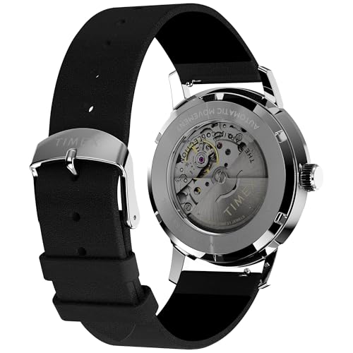 Timex Men's Marlin 40mm Watch - Black Strap Blue Dial Stainless Steel Case - Image 5