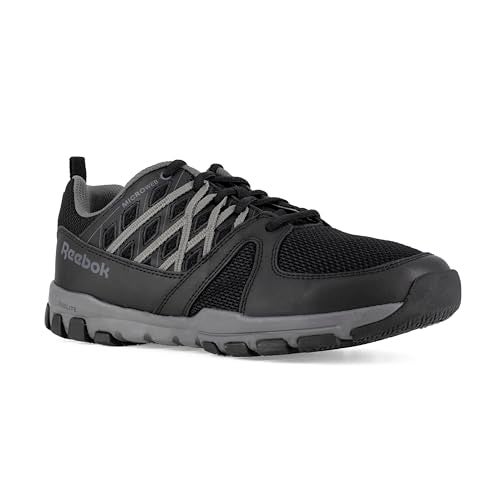 Reebok Work Men's Sublite Soft Toe Comfort Ath Black with Grey Trim - 6 Medium - Image 1