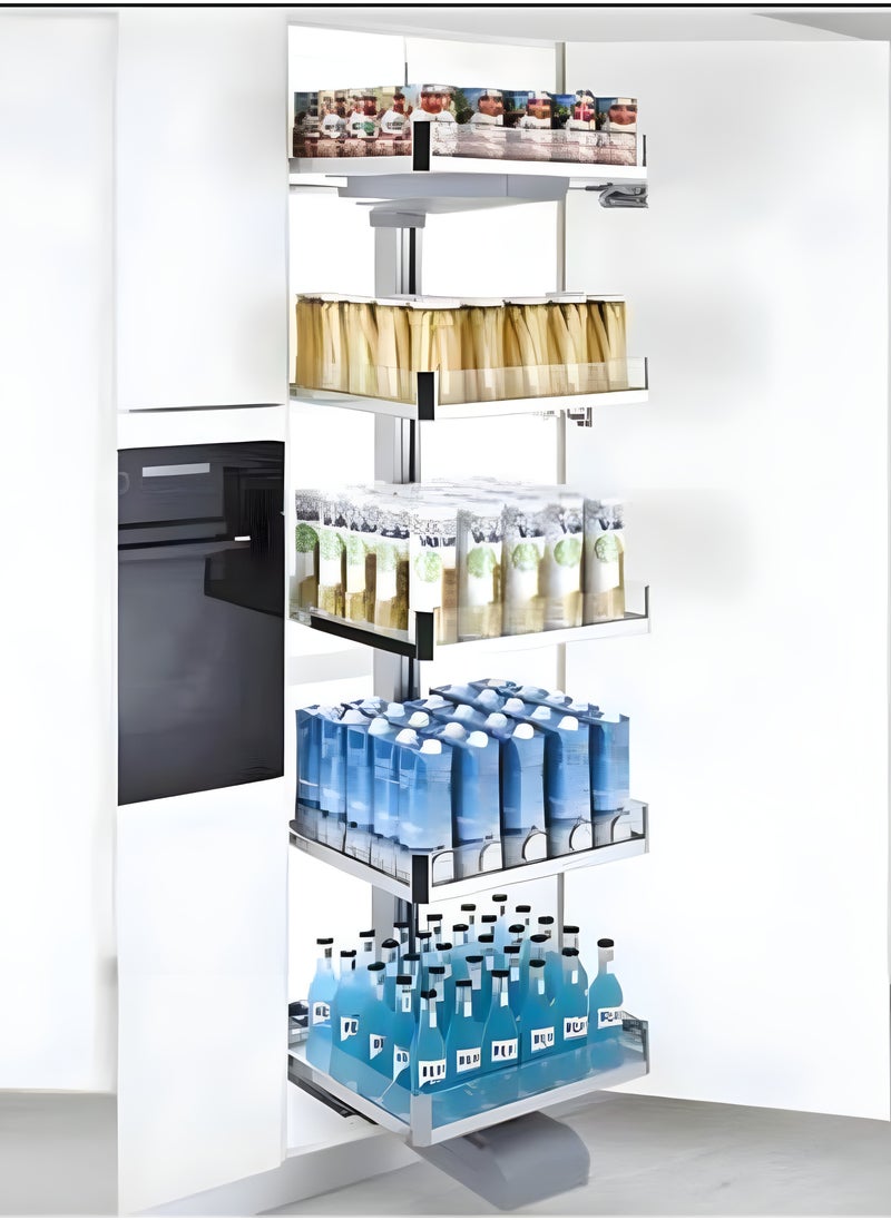 eurocliq - Cabinet and Pantry Organizers 5 layers glass basket - Image 1