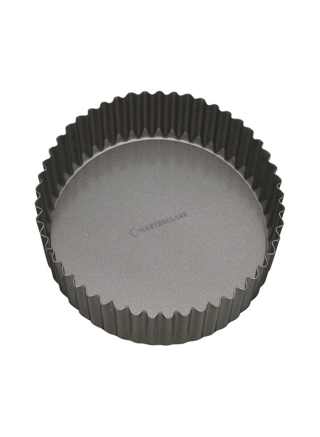 Master Class MasterClass 23 cm Loose Bottomed Tart Tin with PFOA Free Non Stick, Robust 1 mm Thick Carbon Steel, 9 Inch Fluted Round Quiche Pan - Image 1