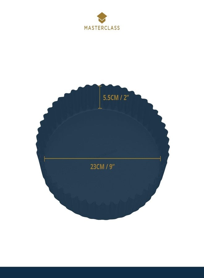 Master Class MasterClass 23 cm Loose Bottomed Tart Tin with PFOA Free Non Stick, Robust 1 mm Thick Carbon Steel, 9 Inch Fluted Round Quiche Pan - Image 3
