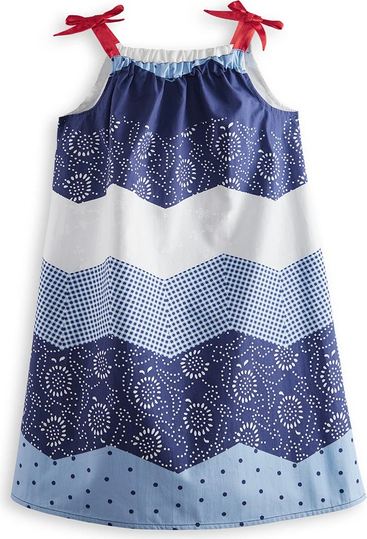 Denokids Chevron Print Dress