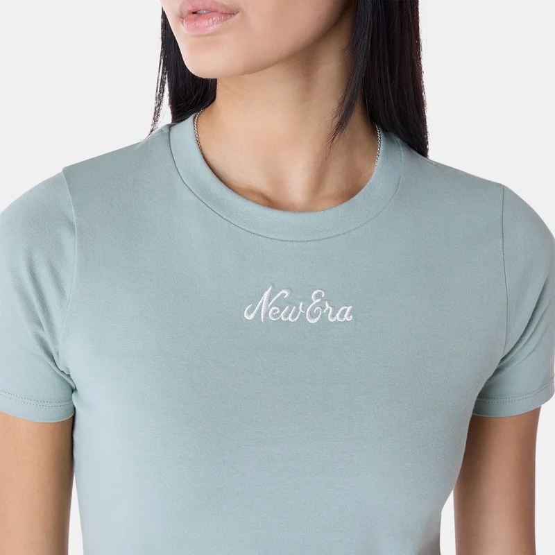 NEW ERA Green Women's Slim Graphic T-Shirt for Women | Best Price UAE