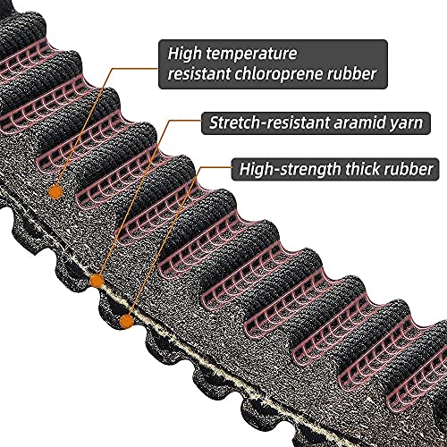 AKM Drive Belt 24G4022 fit Polaris Ranger 800 700 RZR 800 3211162 3211133 AKM Double Notch G-Force Carbon Cord CVT Belts for 3211118 2008 2009 2010 2013 2014 - Image 2