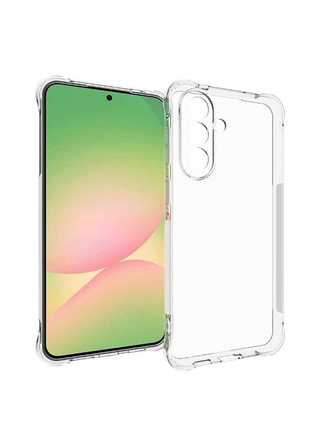 Samsung Galaxy A57 Clear Transparent Case Soft Flexible TPU Back Cover Anti Drop Shockproof Case with Reinforced edge Bumper Corner for Samsung Galaxy A57 Clear - Image 1