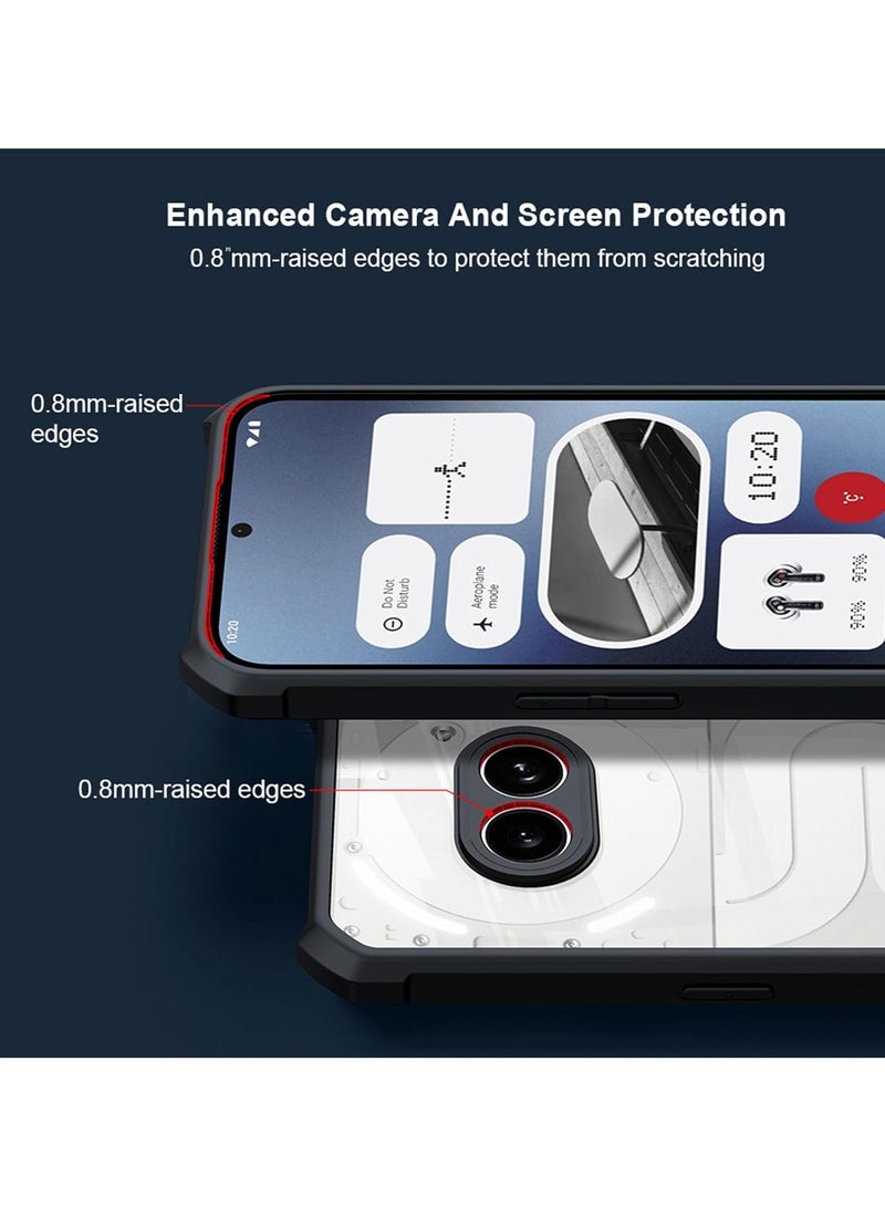 عام حافظة لهاتف Nothing Phone 2A مع حامل متوافق مع تقنية Magsafe، حافظة مغناطيسية نحيفة لهاتف Nothing Phone 2A مع حامل قابل للتعديل بشكل غير مرئي، تناسب رقيقة توفر حماية ضد الصدمات لهاتف Nothing Phone 2A. - Image 2