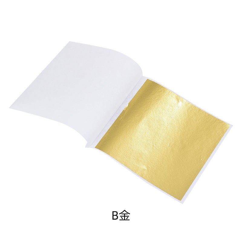 Taiwan Imitation Gold Foil 9Cm Crystal Mud Crafts Drop Glue Decoration Nail Art Imitation Gold Foil Paper Manufacturers - Image 1
