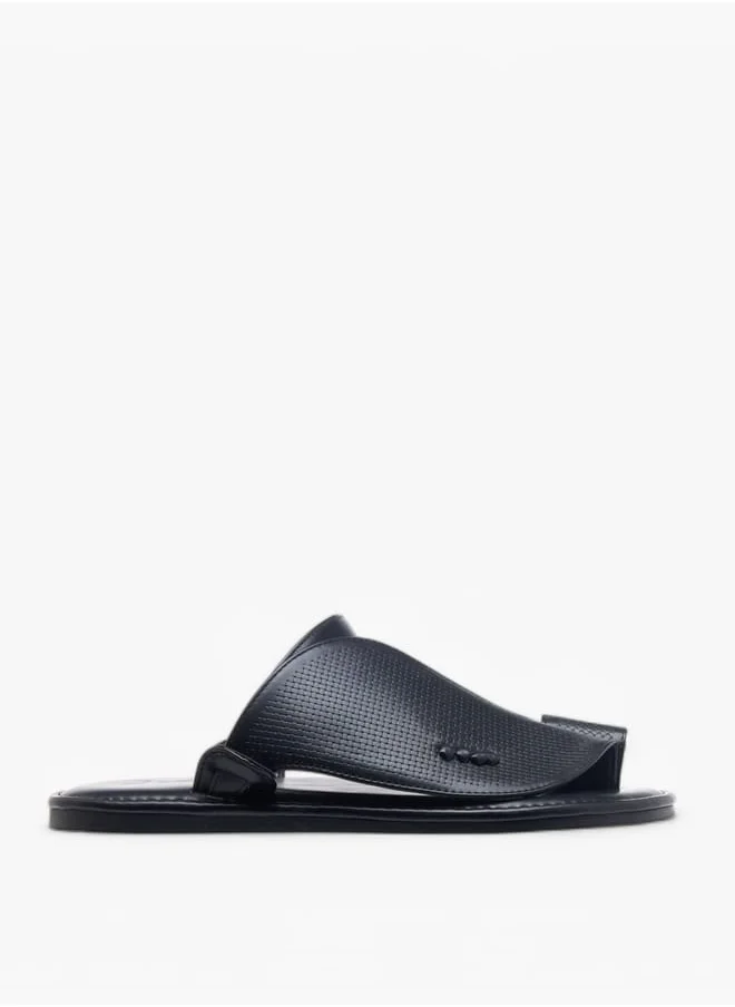 Al Waha Men's Textured Slip-On Arabic Sandals