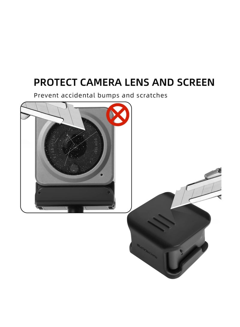كابتن تيك Lens Cover Lens Cap for Action 2, Silicone Lens Cap Protective Cap Bump-proof Protector Accessories Protective Lens Cover for DJI Action 2 KSA | Riyadh, Jeddah - Image 3