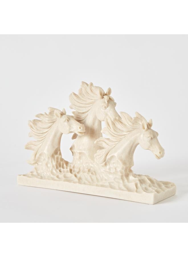 LUXE Polyresin Light Terracotta Horse Accent 25.5X9X15.5 Cm - Image 5