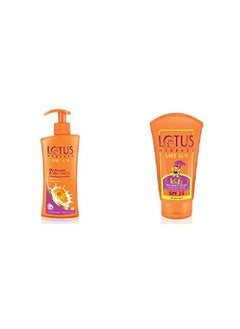Lotus Herbals Safe Sun Uvprotect Body Lotion For Dry Skin 250 Ml And Herbals Safe Sun Kids Sun Block Cream Spf 25 100G  - Image 2