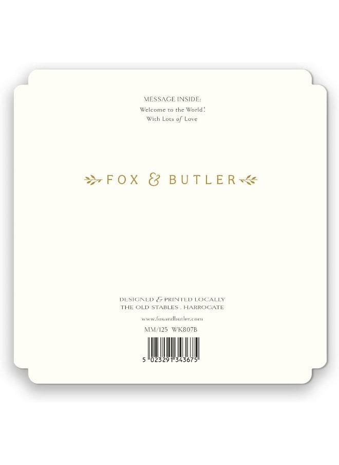 Pigment - Pigment Fox & Butler Hello Little One Greeting Card - Image 1