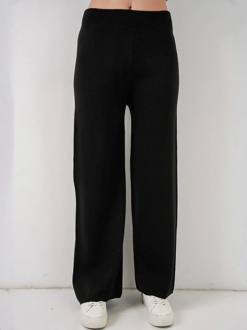 BIG DART BDART V-Neck Cardigan and Wide Leg Pants Set