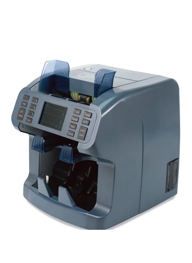OKA Money sorting and counting machine with an internal printer for printing the money report (2 drawers) (Egyptian - Dollar - Euro - Australian - Turkish Lira) / Model Oka-900  - Image 1