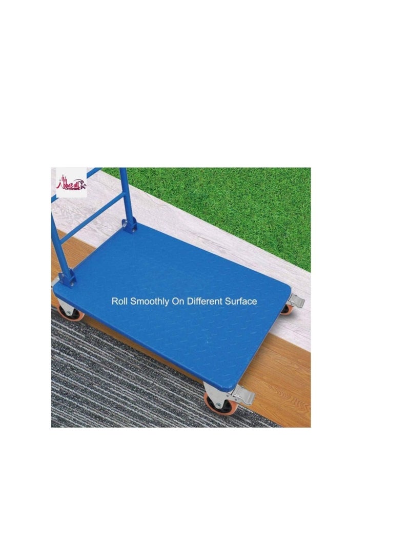 ABBASALI Pack of 2 Heavy Duty Rubber Caster Wheel with Nut & Bolt - Image 4