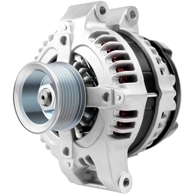 ASTOU L4 2.4L 105Amp New Alternator for Honda Accord 2003 2004 2005 2006 2007, L4 2.0L Civic 2006 2007 2008 2009 2010, CR-V 2007 2008 2009, Element 2003-2009 Replace# 13980 31100-RAA-A01 AND0257 - Image 1