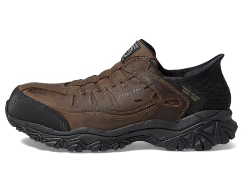 SKECHERS حذاء سكيشرز للرجال هولدريدج رايكر بدون استخدام اليدين، بني، 9 - Image 4
