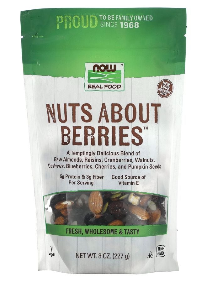 now Real Food Nuts About Berries 8 oz (227 g)