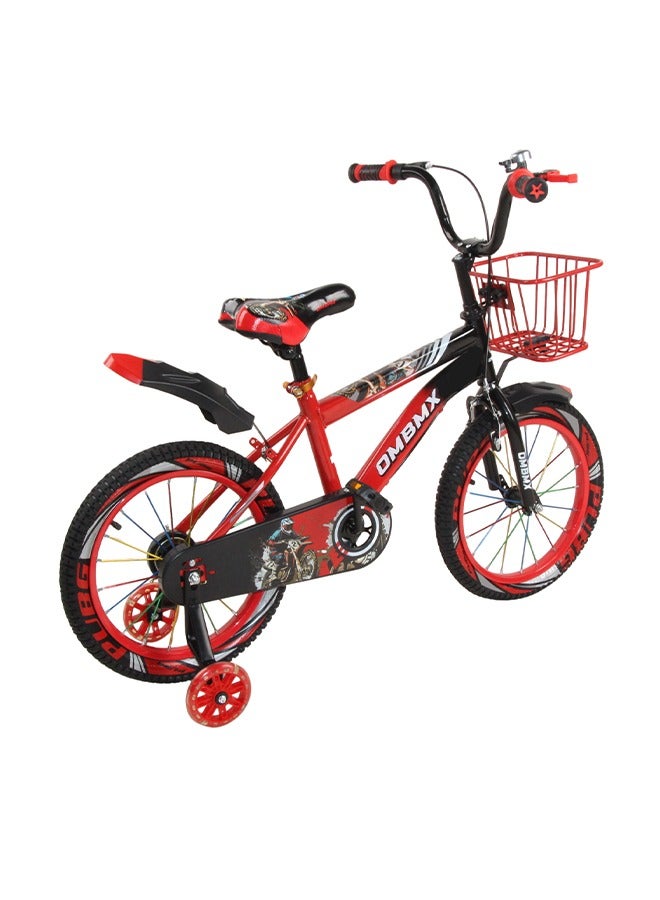 XIANGYU 4-8 Years Kids Bike Single Speed 16 Inch Steel Frame Bicycle With Basket And Training Wheels - Image 4
