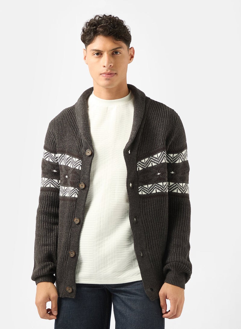 BRAVE SOUL Buttoned Cardigan - Image 1