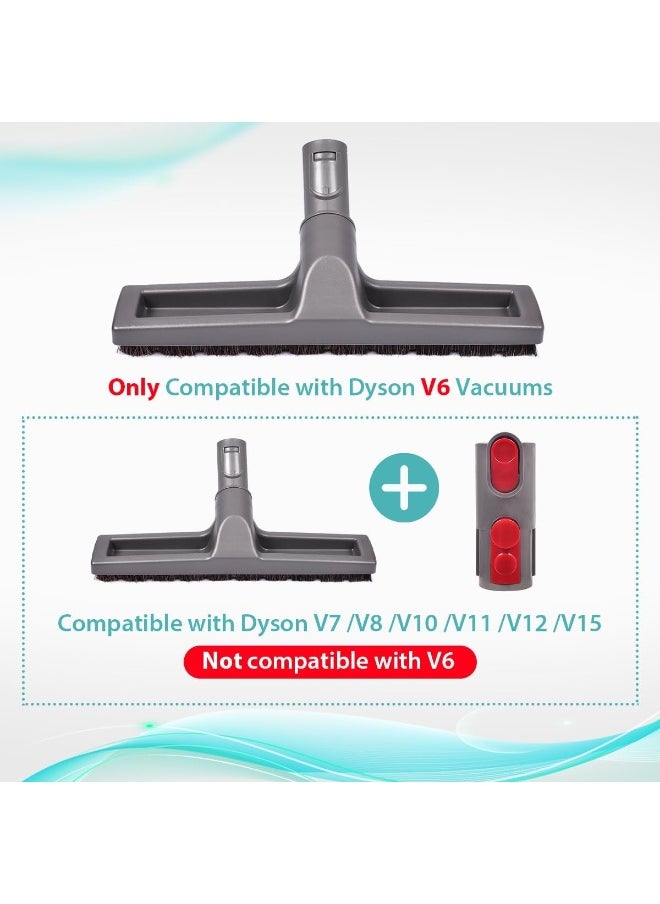 Flatout Head Tool And Converter Adapter Compatible With Dyson V7 V8 V10 Vacuum Cleaners Pack Of 2