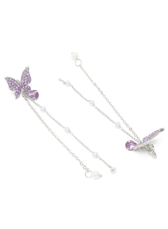 YouBella Fashion Jewellery Celebrity Inspired Stylish Butterfly Dangler Earings Earrings for Women and Girls (Gold) (YBEAR_33381A) - Image 2